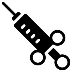 injection icon, simple vector design