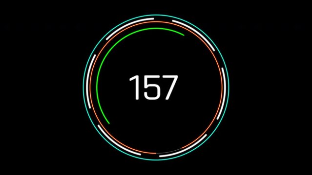 Digital speedometer of car driving with acceleration, dashboard. speedo meter-car speedo meter-vehicle speedo meter-meter-car meter