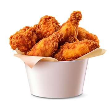 recommend clip art: chicken wings in a bowl isolated on white background.