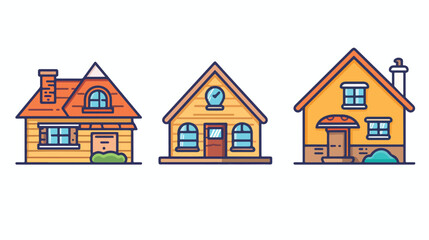 Free Liner Home and House Vector App Icon Design Downl