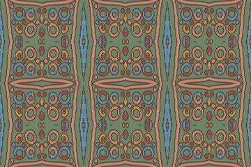 Motif folklore pattern Seamless Native American, Motif embroidery, Ikat embroidery vector Design for Print Texture fabric saree sari carpet. kurta vector patola saree