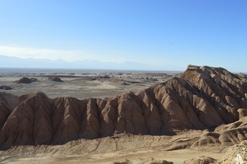 Formação rochosa no Deserto do Atacama