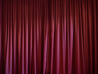 Red pink orange color curtain background wallpaper velvet theatre textile stage performance event fabric opera show drape cinema presentation entertainment decoration art concert design ceremony movie