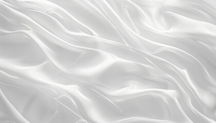 A seamless subtle white glossy soft waves texture overlay, adding a touch of elegance - obrazy, fototapety, plakaty
