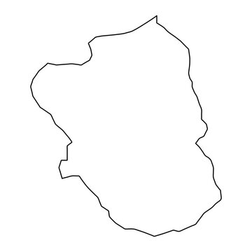 Ringsted Municipality map, administrative division of Denmark. Vector illustration.