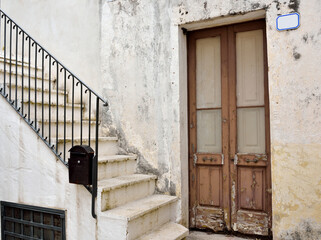 the historic center of specchia Puglia Italy	