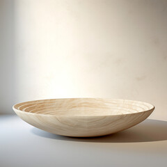design a decorative low bowl, in travertine сreated with Generative Ai