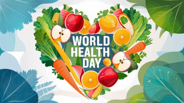 World Health Day Concept Illustration