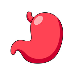Cartoon Stomach icon.