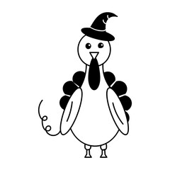 Check this cute doodle icon of thanksgiving turkey 