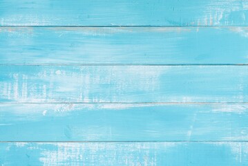 Blue Wood Texture Background Surface