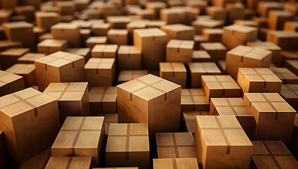 Cardboard Boxes: A Diverse Display of Packaging Varieties