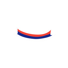 serbian flag ribbon