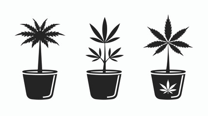 Pot icon or logo isolated sign symbol vector illustration