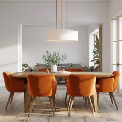 modern dining room