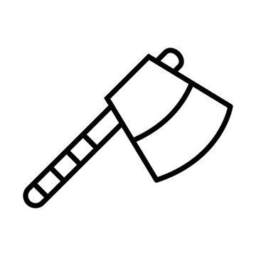 recommend clip art: Axe line icon
