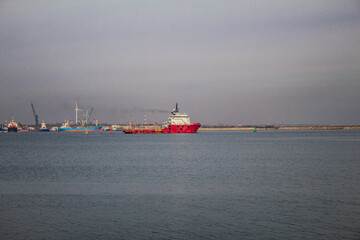 Fototapeta premium Europe, Romania, Constanta region, 2023 year - Sea, seashore