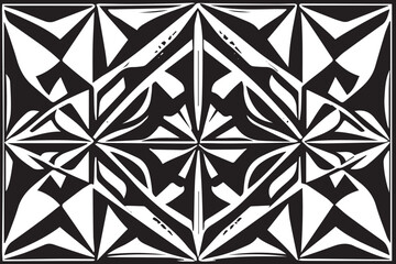 Fototapeta premium Black and white symmetrical textures: circular, square, rectangular, smooth, and beautiful irregular patterns. 🖤⚪