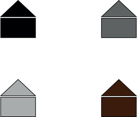 house icons set