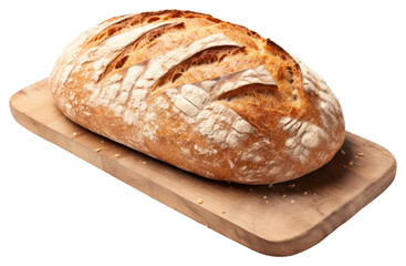 PNG  Sourdough bread loaf food white background