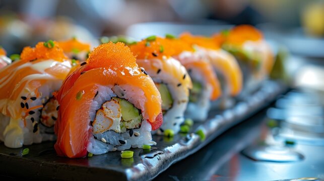 Susi klos up eating Japanese food menu photography Susi topping