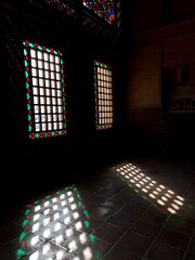 stained glass window in church