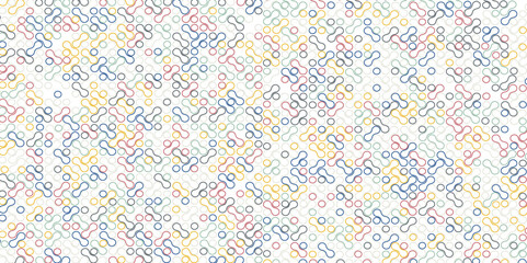 Amazing metaballs seamless pattern vector design. Metaball pattern, tone on tone. This illustration highlights the beauty of fluid and organic form