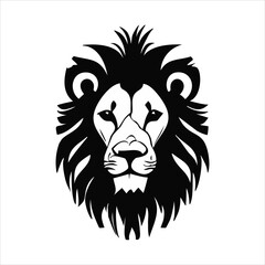 Obraz premium Lion Logo. Premium Design Collection. Vector Illustration, black lion head, Lion head logo icon, lion face vector Illustration