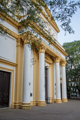 Obraz premium Old church building facade