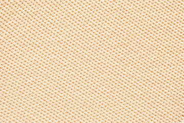 Beige cotton boucle fabric texture as background