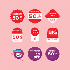 Special Offer Sell Tag Vector