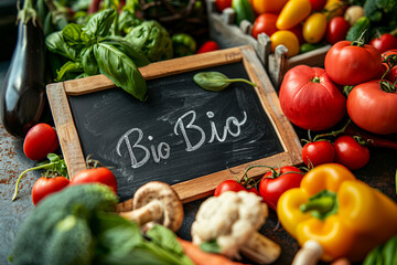 Fresh Organic Vegetables at a Farmers Market