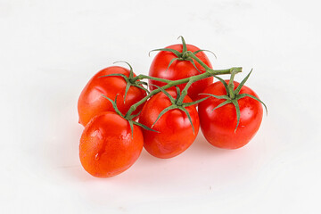 Raw red Flamenco tomato branch