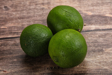 Green sour tropical Lime fruit