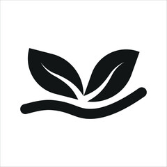 plant icon simple design art eps 10