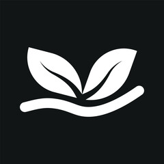 plant icon simple design art eps 10