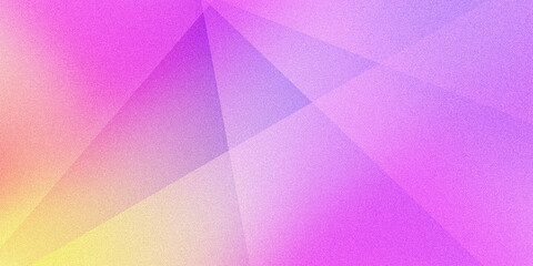Mesmerizing multicolored pink purple yellow raspberry beige blue gradient with geometric shapes. Perfect for banners, art. Vintage premium quality