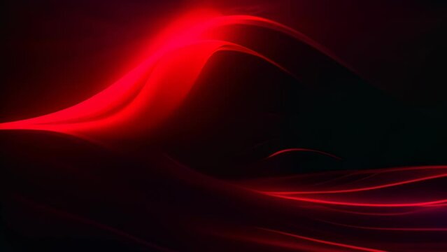 Video animation of abstract design that evokes the feeling of movement through its flowing shapes