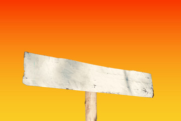 Signs , close up of a wooden sign background on isolated background , warning.