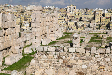 View at the roman citadel at Amman in Jordan - 786359067