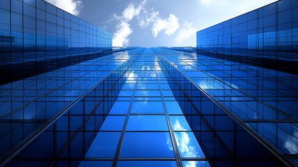 Urban Skyscraper: Modern Architecture in Downtown District

  