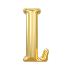 L letter gold