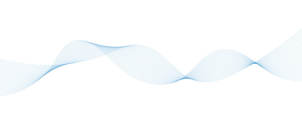 Abstract wave element for design. Digital frequency track equalizer. Stylized line art background. Vector illustration.	
