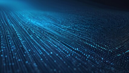 blue binary code