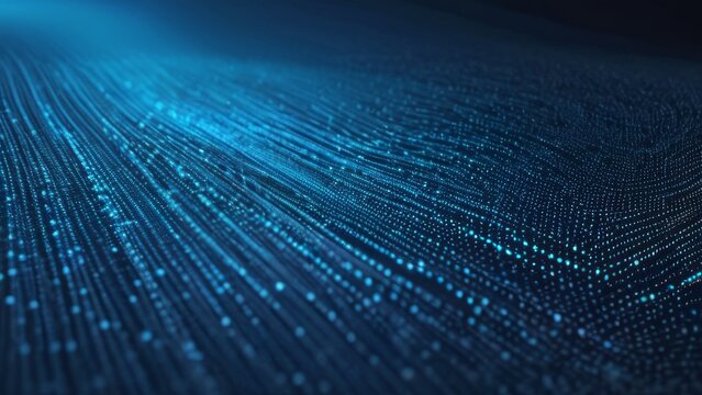 blue binary code