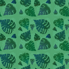 Monstera pattern