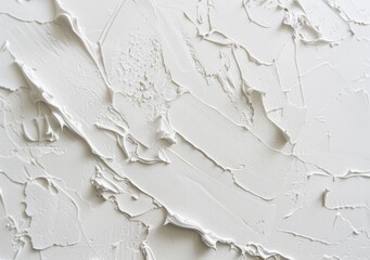 Abstract White Texture: Painted Stucco for Creative Backdrops