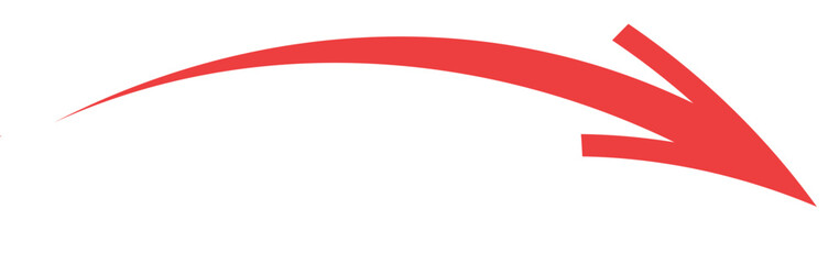 Red arrow to the right. vector, isolated on a white background. Vector illustration. EPS 10