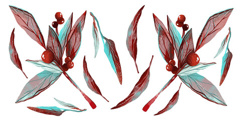 Seamless botanical pattern. Different herbs and flowers, hand-drawn. Vintage vector illustration of flowers. Colorful banner. An idea for wallpaper and textiles. Linear drawing. Botany set.