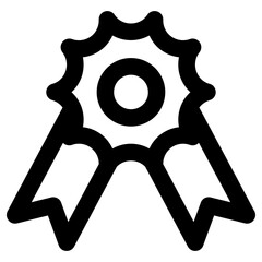 medal icon, simple vector design